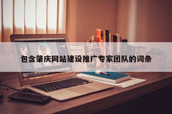 包含肇庆网站建设推广专家团队的词条