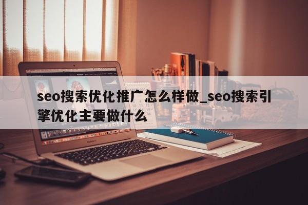 seo搜索优化推广怎么样做_seo搜索引擎优化主要做什么